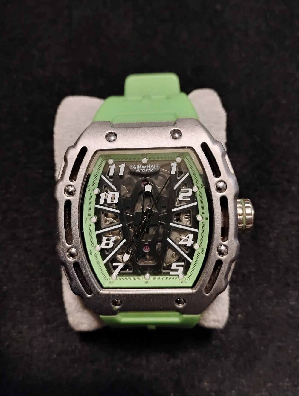 Mark Fairwhale Automatic Skeleton Watch - Green